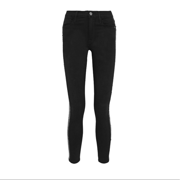 Frame le skinny sequin tux stripe jean, nwt, sz 29 - Picture 3 of 12